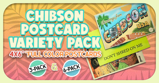 Chibson Postcard Variety Pack (3 & 6 Packs)