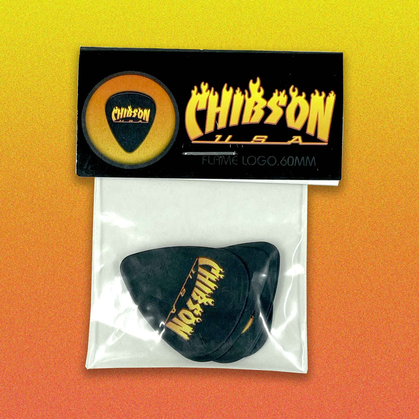 Flame Logo Picks .60mm (6-pack)