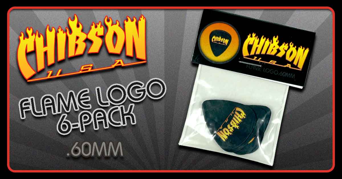 Flame Logo Picks .60mm (6-pack)