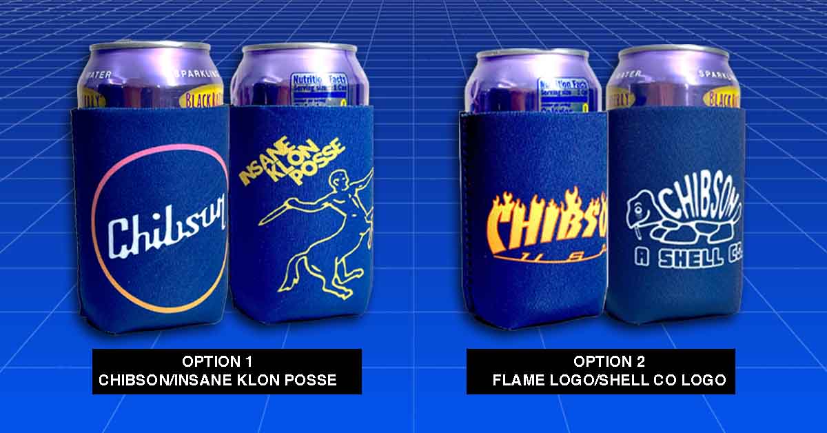 Double-Sided Chibson Drink Koozies