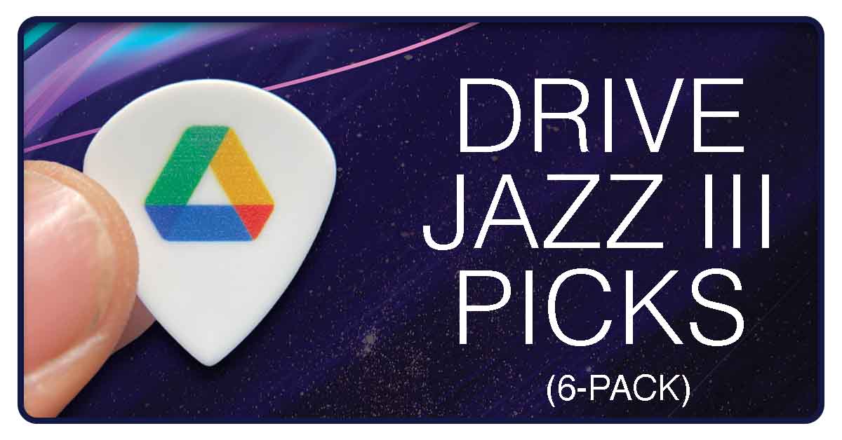 Drive Jazz III Picks (6-pack)
