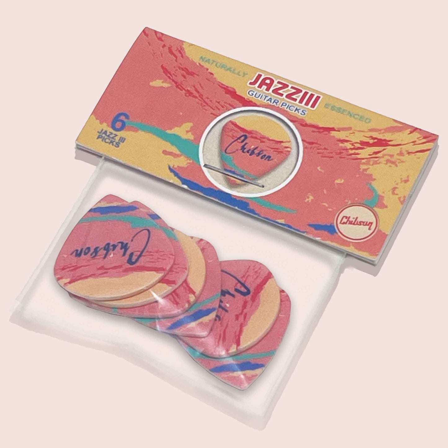 Tone Quencher Jazz III Picks (6-pack)