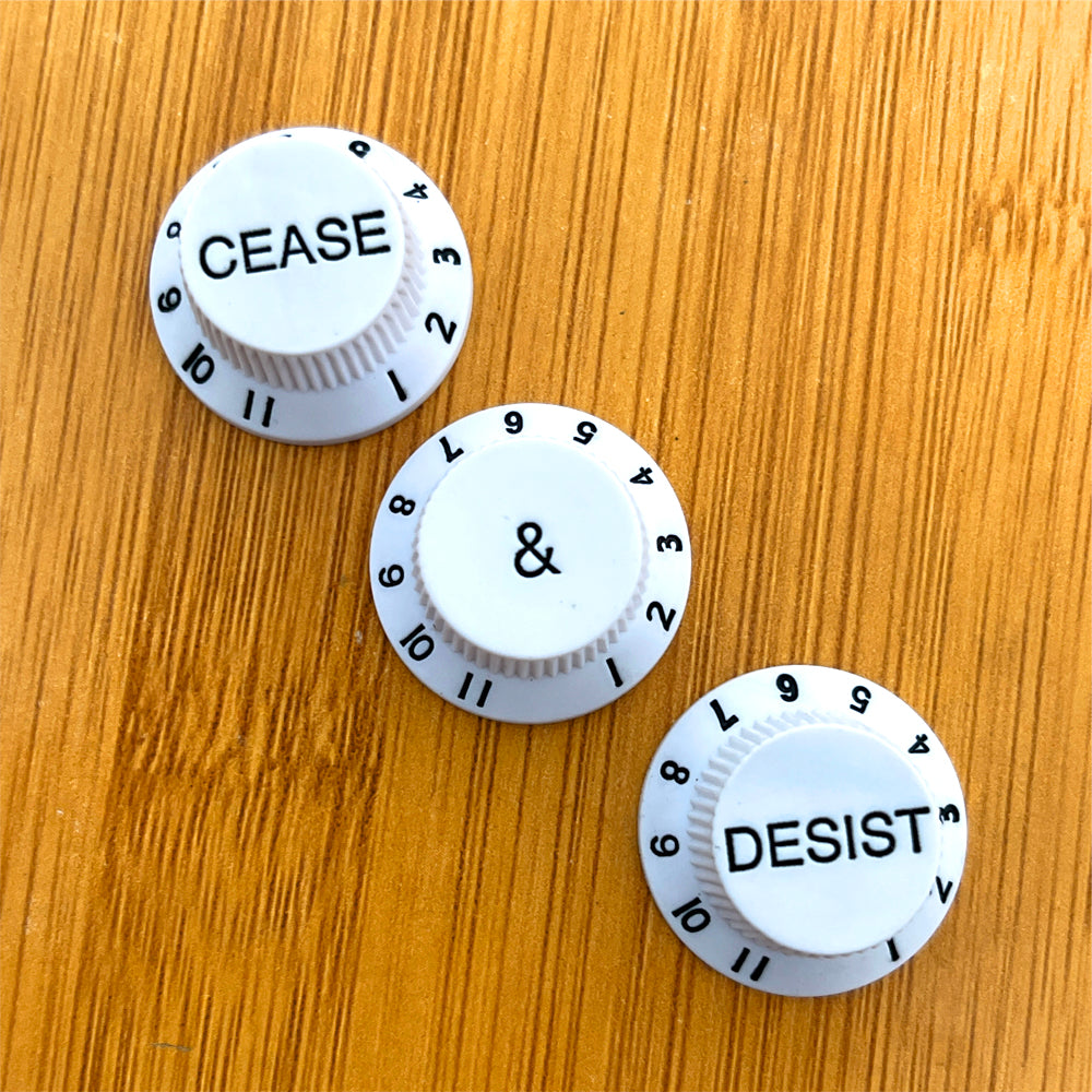 Cease & Desist Knob (3-Pack)