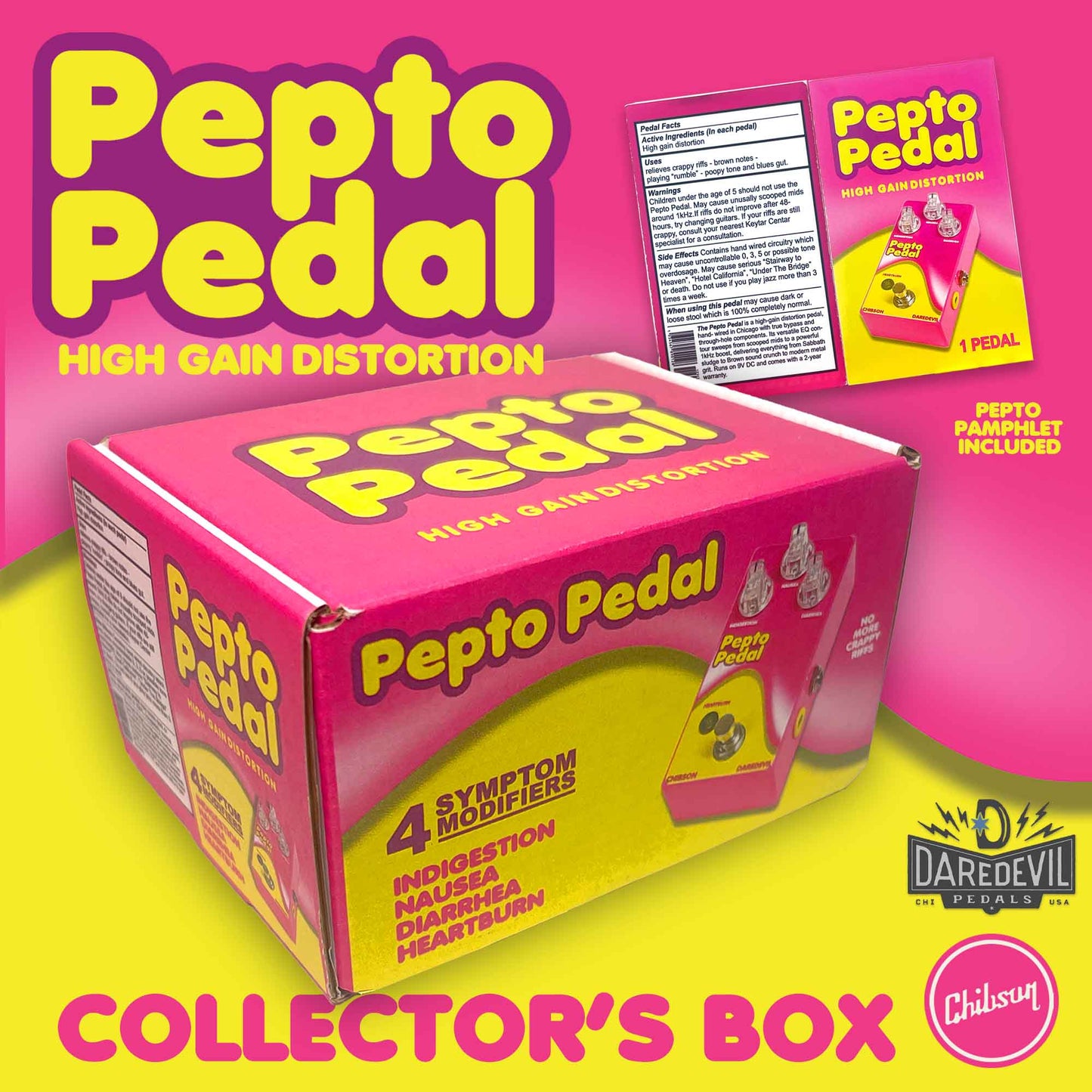 box it later pedal The Pepto Pedal – Chibson USA